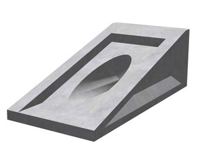 450 Mitred Headwall - precast concrete drainage inlet for 450mm pipes