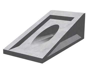 450 Mitred Headwall - precast concrete drainage inlet for 450mm pipes