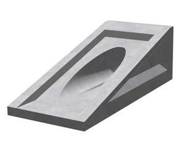 500 Mitred Headwall - precast concrete inlet for 500mm drainage pipes