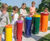 Rainbow Sambas - outdoor playground drums 0