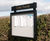 Aluminium external noticeboards - outdoor lockable display cases 0