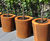 Corten Steel Planters - weatherproof metal outdoor garden containers 1