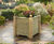 Regency Wooden Planter - large outdoor timber garden plant pots 0