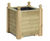 Regency Wooden Planter - large outdoor timber garden plant pots 1