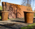 Corten Steel Planters - rusted metal outdoor garden plant containers 0