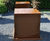 Water Block - corten steel outdoor water feature for gardens 1
