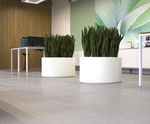 Ellipse Planter - lightweight fibreglass outdoor garden plant pot