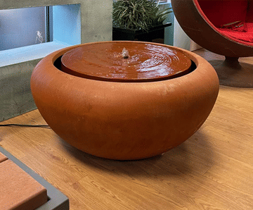 Premium Bowl Water Table - fibreglass outdoor garden water feature