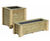 Premium Wooden Planters - timber outdoor garden plant containers 3