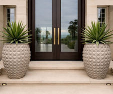Pharaoh Ceramic Style Planter -  fibreglass decorative plant pot