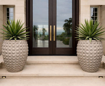 Pharaoh Ceramic Style Planter -  fibreglass decorative plant pot