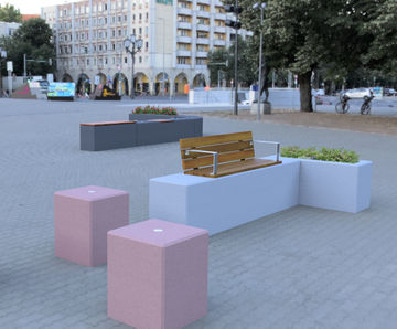 Unity - modular street furniture range for Vehicle Attack Delay