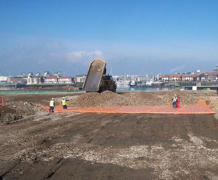 Alert® Contamination Indicator Geotextile - buried hazard marking