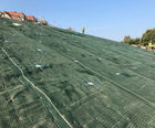 Pyramat - woven polypropylene erosion control mat for slopes and banks
