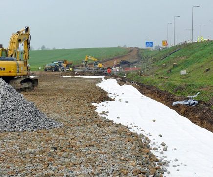 Ekotex Non Woven Geotextile Fabric - soil separation and drainage layer