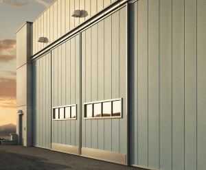 Series 250 Sliding Door System - heavy duty steel track for large doors