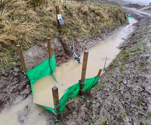Silt Sump™ - lightweight silt trap for ditches and culverts