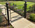Traditional-style 4-bar steel estate and parkland fencing 7