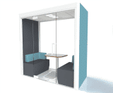 Podsorba® - sound-absorbing office pods and booths with fabric panels - on this page