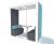 Podsorba® - sound-absorbing office pods and booths with fabric panels 0