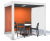 Podsorba® - sound-absorbing office pods and booths with fabric panels 2