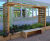 Timber planters with trellis screens 15