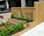 Timber planters with trellis screens 10