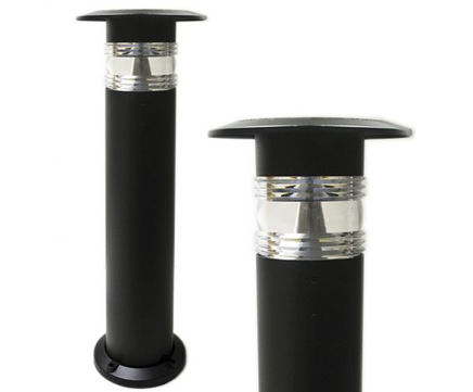 Pan Solar Light Bollard - solar aluminium path light for outdoor use