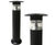 Pan Solar Light Bollard - solar aluminium path light for outdoor use 0