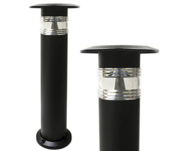 Pan Solar Light Bollard - solar aluminium path light for outdoor use