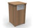 LBS 112 / 220 Square Lockable Litter Bin 1