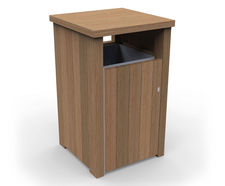 LBS 112 / 220 Square Lockable Litter Bin