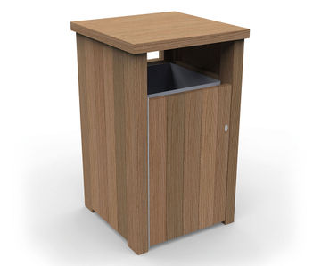LBS 112 / 220 Square Lockable Litter Bin