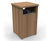 LBS 112 / 220 Square Lockable Litter Bin 0