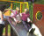 Wide Slide - inclusive metal playground slide for children and carers 1