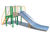Wide Slide - inclusive metal playground slide for children and carers 3