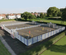 Bespoke Ball Courts - custom outdoor sports court for schools and parks