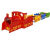 Wicksteed Flyer - outdoor metal toddler playground train equipment 0