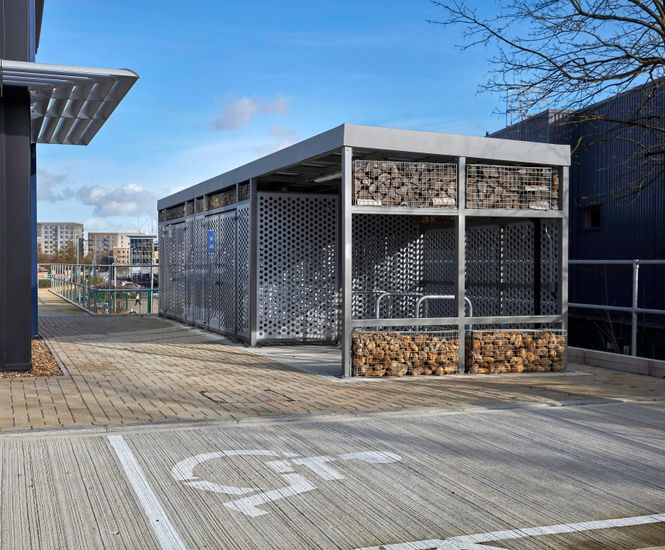 Bespoke Cycle, Bin & Plant Store - Centric Business Park, Stevenage