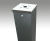 Flat Top Tower Cigarette Bin - outdoor metal freestanding smoking bin 1