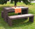 London Bench And Picnic Table - recycled plastic outdoor dining set 1