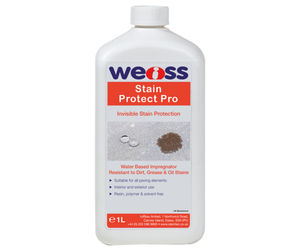 weiss™ Stain Protect Pro - water-based stone and paving sealer for outdoors