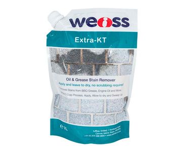 weiss™ Extra-KT - gel cleaner for oil stains on stone and concrete paving