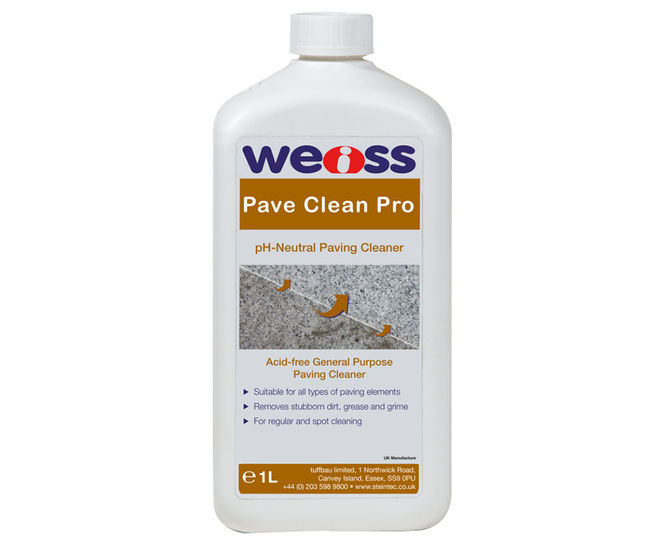 weiss™ Pave Clean Pro - stone and concrete paving cleaner concentrate