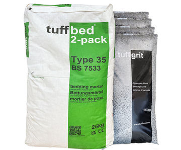 tuffbed® 2-pack - type 35 high-performance paving bedding mortar