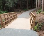 Biking Trail Bison Bridge Kit - cycle bridge for outdoor trails