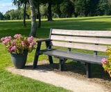 Recycled plastic memorial benches - on this page