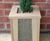 Hardwood and stainless steel planters 3