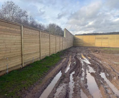 Bespoke acoustic barrier for quarry