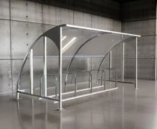 Warland cycle shelter - mild steel outdoor bike storage